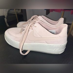 Nike Air Force 1 Sage Low Platform in Particle Beige, Size  9 Women’s US